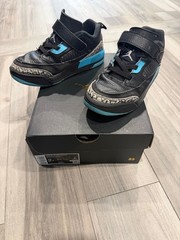Nike Air Jordan Spizike Low Black Gamma Blue FQ3951-005 Size 2 youth