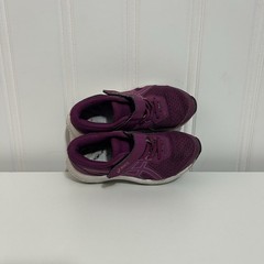 ASICS Contend Purple Hook & Loop Mesh Kids Sneakers US 11K EU 28.5