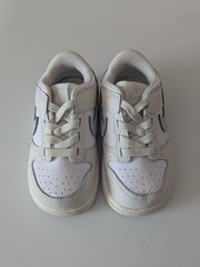 Nike Toddler (TD) Dunk Low White Silver FB9107-108 Size 5C – Good Shape