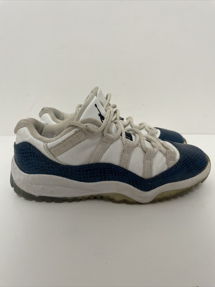 Jordan 11 Retro Low Snake Navy (2018) (PS) CD6848-102 Size 1Y Sneakers Shoes