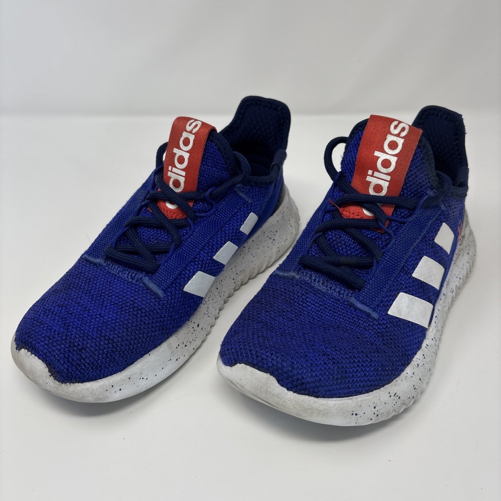 Adidas Kaptir 2.0 Blue/White Athletic Sneaker Kids Size 3 1/2 Lace Up