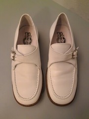 La Nuova California White Leather Kids Shoes EU 32 Italy