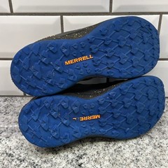 Merrell Kids 2M Trail Quest Sneakers Gray Blue Orange Hiking Shoes MK26 Gorpcore