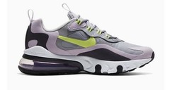 Nike Air Max 270 React Low Bright Violet-size 5y-