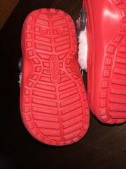 Children’s Crocs, Santa themed, Light weight, classic clog, Red And Black