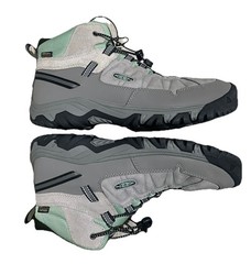 KEEN Targhee IV Waterproof Hiking Boots for Kids – Granite Green Size 7 Unisex