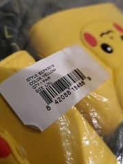 Authentic Official JUNIOR L/XL Pikachu Slides Sandals Slippers Groundup ECPK3015