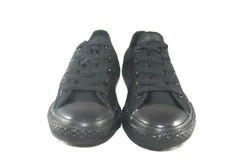 CONVERSE CHUCK TAYLOR ALL STAR 314786F BLACK MONO CANVAS CASUAL SHOE LITTLE KIDS