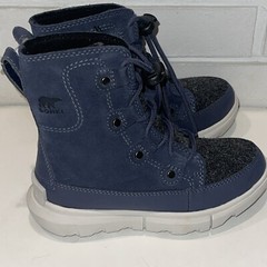 Sorel Boots Explorer Youth Waterproof Insulated Snow Boots Navy kids Choose Size