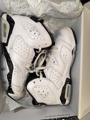 Jordan Air Jordan 6 Retro (GS) White/Black Kids 4Y High Top Sneakers 384665-112