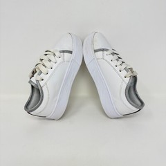 Tommy Hilfiger Lace Up White Leather Platform Casual Shoes Sneaker Kid’s Size 11
