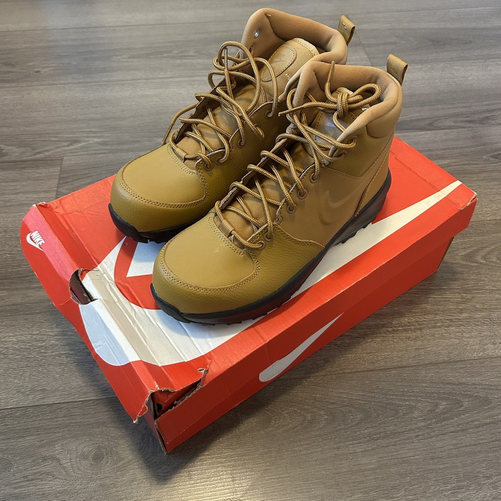 Nike Manoa Grade School Big Kids LTR Wheat/Black (BQ5372 700) Size 6.5Y New