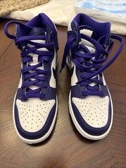 Size 5Y(GS) – Nike Dunk High Electro Purple Midnight Navy. New Without Box.