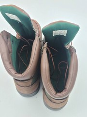 Timberland Field Boots Beef & Broccoli Green Brown Youth Size 5.5 Boy Waterproof
