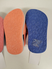 (Mismatched Color): 2 Pair Roxy Kids Pink & Blue Sandals Toddler Size 6