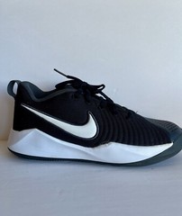 Size 5 Youth- Nike Team Hustle Quick 2 Low Athletic Shoes Black/White
