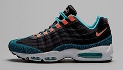 Nike Air Max 95 (Kids) – 307565 039 Black / Atomic Pink/Gamma Blue Size 4Y