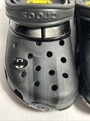 Crocs Batman Batmobile Size Junior 4 Black Shoes Sandals DC Comics • J 4