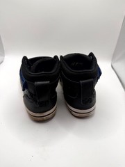 Converse Pro Blaze Strap 666049C Unisex Kids 1 Sneaker Black Blue Leather Shoes