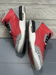 Jordan Air Jordan 3 Retro SE (GS) Fire Red/Cement Grey 7Y CQ0488-600