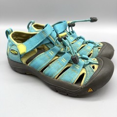 KEEN Kids Newport H2 Teal Green Sandals Water Shoes Size 2 Adjustable Strap