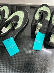 New 2-pack lot West Loop Kids Aqua Water Shoes Anti-Slip Green Beach S 13/1
