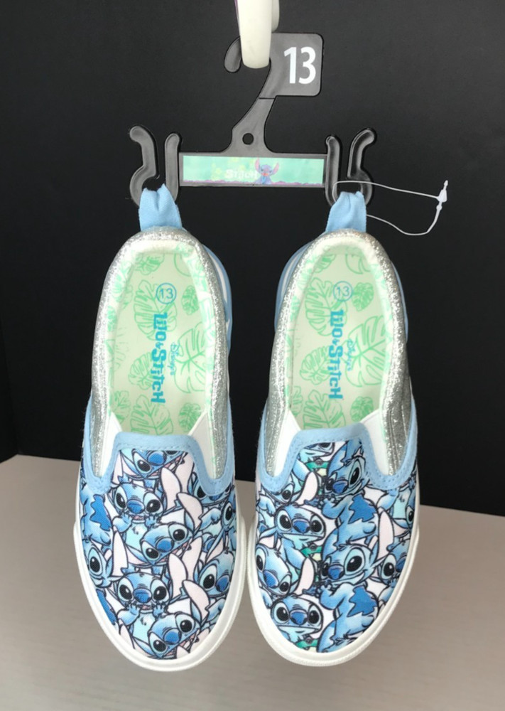 Disney Lilo and Stitch Ground Up Slip on Sneaker Shoe Kid’s Size 13 Multicolor