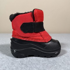 The North Face Alpenglow II Boots Toddler Size 4 Waterproof Fiery Red Black