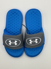 Under Armour Kids Size 13K IGNITE Pro 8 Slide Sandals Blue NEW