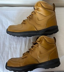 Nike Youth Manoa Leather Boots (GS) Wheat Black BQ5373-700