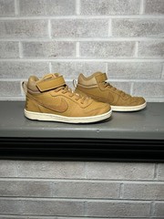 Nike Court Borough Mid Brown W/Adjustable Strap 87026-701 Youth Size 1