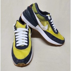 Nike Waffle One GS Go The Extra Smile Yellow Black DO5868-700 Youth Size 4Y