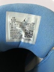 Nike Air Jordan Dub Zero Varsity Blue Kids size 4.5Y/Womens Sz 6 DV1360-114