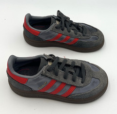 Adidas Handball Spezial Comfort Elastic Kids Sneakers Grey / Red Size 10K JQ0739