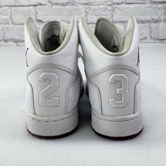 Nike Air Jordan 1 Flight 5 Premium White Team Purple Size 7.5Y EUC