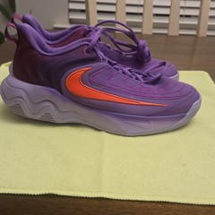 Nike LeBron Witness 7 Kids Basketball Sneakers Purple/Orange 5Y FZ6734-500