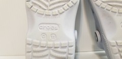 Crocs Classic Clogs Kids Size 11 Gray Sandals Slipper Shoes With Jibbitz 206991