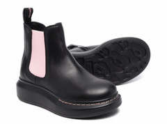 Alexander McQueen Designer Hybrid Chelsea Boots Shoes Kids Children Size 1 (32)