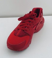 NIKE HUARACHE RUN (GS) UNIVERSITY RED [654275-600] US 6Y (BARELY USED)