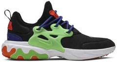 Nike Presto React Black/Green/Blue/Orange BQ4002-006 Youth Size 6.5Y