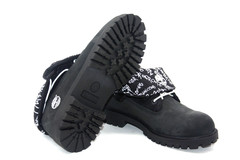 TIMBERLAND JUNIORS BOOT ROLL TOP AVELAGRAFF BLACK 37938 SIZE 6