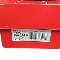 Capezio Girl’s E Series Ej2c Black Jazz Slip on Shoe 11.5M