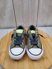 CONVERSE CTAS STREET JUNIOR UNISEX BOYS GIRLS SIZE 13 US OLIVE GREEN