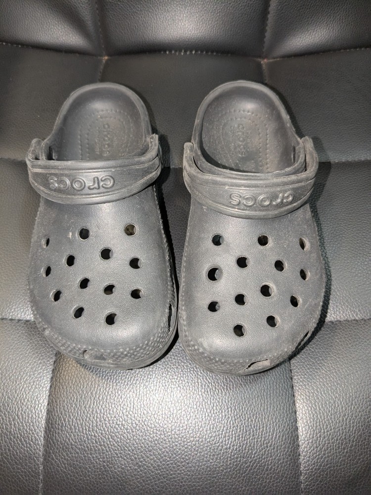 Crocs Classic Clog K Unisex Kids Clogs – US 12, Black