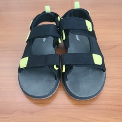 Cat & Jack Sandals Youth 4 Sport Strappy Faux Leather Hook & Loop Comfort