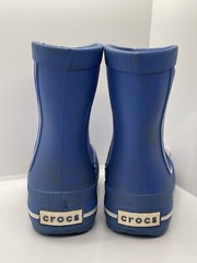 Crocs blue boots size kids 6 / 7 see photos Adorable