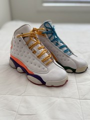 Nike Jordan Retro 13 *Playground* Multi-Color White CV0785-158 Size 3.5Y