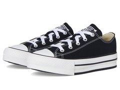 Converse Boys‘ Chuck Taylor All Star Eva Lift Platform Shoes – Black/White/Black