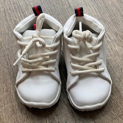 Trimfoot Co Kids White High Top Sneakers Size 2 Toddler Lace Up ?VTG?, Spring