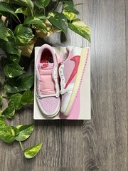 Jordan 1 Retro Low OG SP Travis Scott Tropical Pink (PS) IQ7605-101 – Size 2.5Y